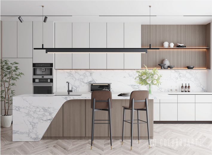 Colorquartz Superficie de Cuarzo Colorquartz de Color Stone