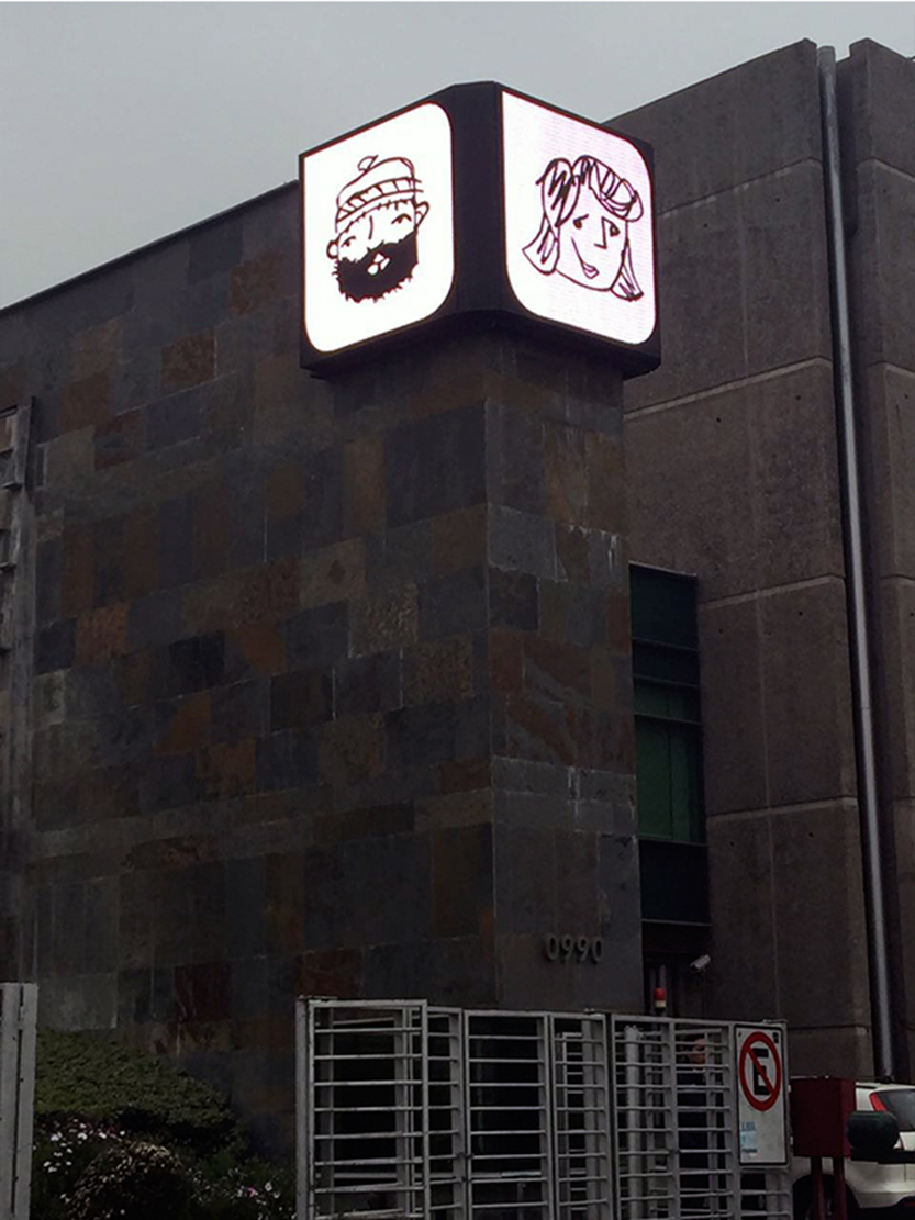 Instalaci&oacute;n de Pantalla LED para TVN