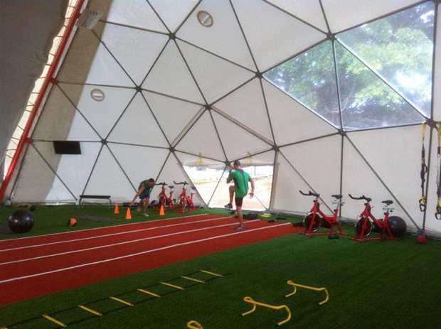 TensoDomo&reg; en Gimnasio Kaia Wellnes en Costa Rica