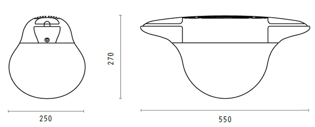 Luminaria LED GOTA