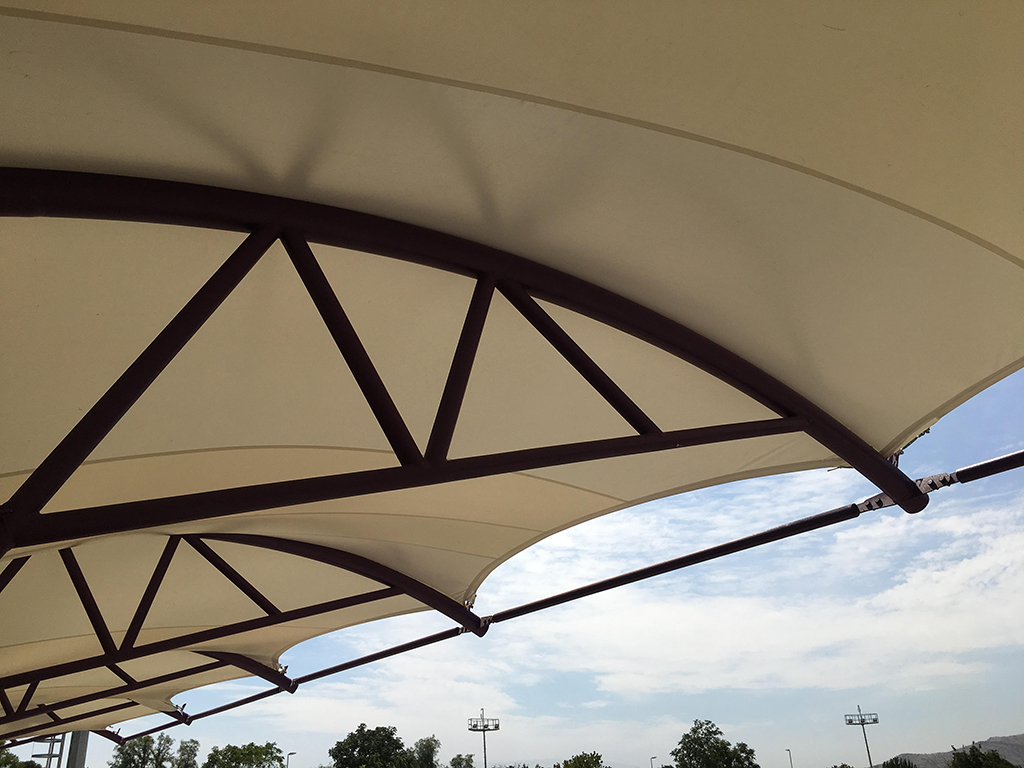 Tensoestructura, estadio Conchali - Domos